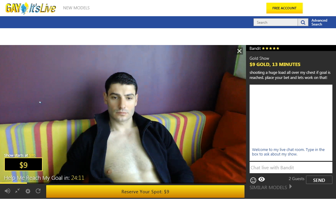 Gay ItsLive.com – Gold Show